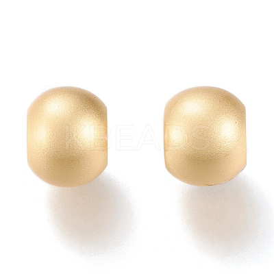 Matte Brass European Style Beads OPDL-H100-06MG-1