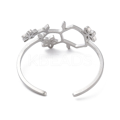 304 Stainless Steel Cuff Rings RJEW-Q002-02P-1