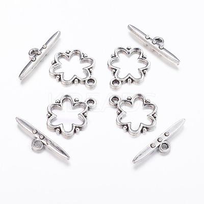 Alloy Toggle Clasps EA777Y-AS-NR-1