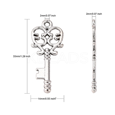 Tibetan Style Alloy Pendants LS-X-LF11137Y-NF-1