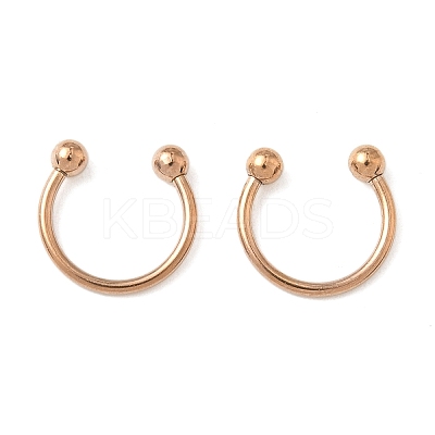 303 Stainless Steel Circular/Horseshoe Barbell Nose Rings WG86D19-23-1
