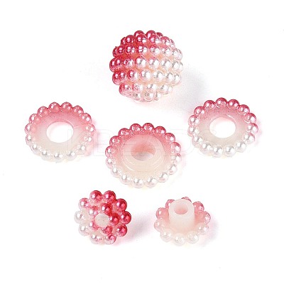 Imitation Pearl Acrylic Beads OACR-T004-15mm-10-1