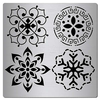 Stainless Steel Cutting Dies Stencils DIY-WH0238-007-1