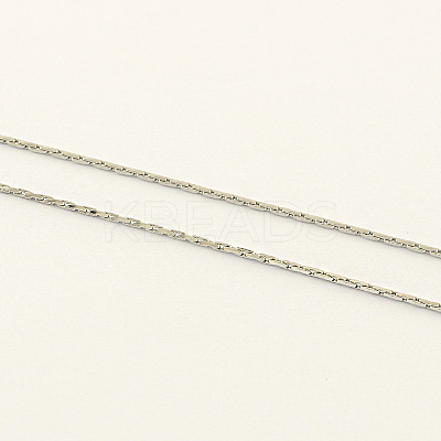 Non-Tarnish 3.28 Feet 304 Stainless Steel Boston Chain X-CHS-R007-0.8mm-1