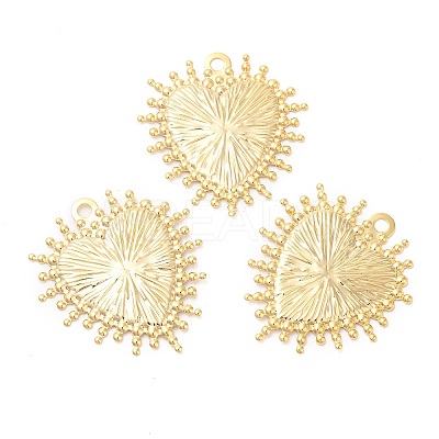 Brass Filigree Pendants KK-M250-17G-1