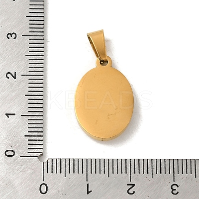 Ion Plating(IP) 304 Stainless Steel Pendants STAS-C103-03G-05-1