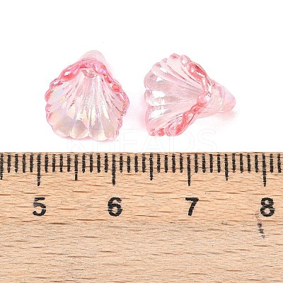 Transparent Acrylic Bead Caps OACR-G054-03H-1