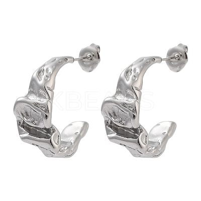 Non-Tarnish 304 Stainless Steel Stud Earrings EJEW-P258-47P-1