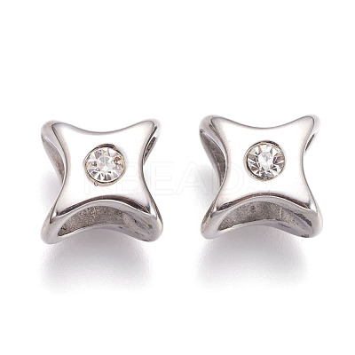 304 Stainless Steel Slide Charms STAS-O101-63P-1