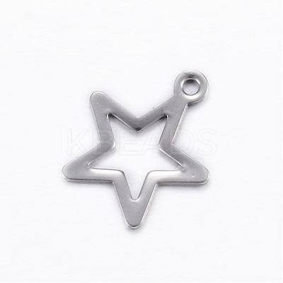 Tarnish Resistant 304 Stainless Steel Charms STAS-D445-078-1