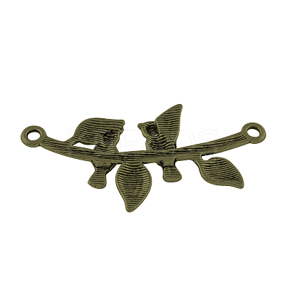 Bird & Branch Tibetan Style Alloy Pendants LS-TIBEP-R338-39AS-RS-1