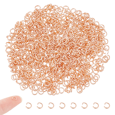 800Pcs 304 Stainless Steel Jump Rings STAS-UN0058-57G-02-1
