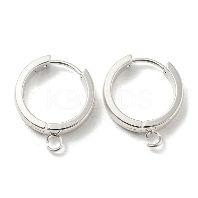 201 Stainless Steel Huggie Hoop Earrings Findings STAS-A167-01U-S-1