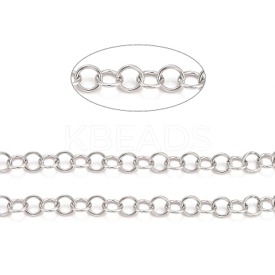 Tarnish Resistant 304 Stainless Steel Rolo Chains CHS-F011-08D-P-1