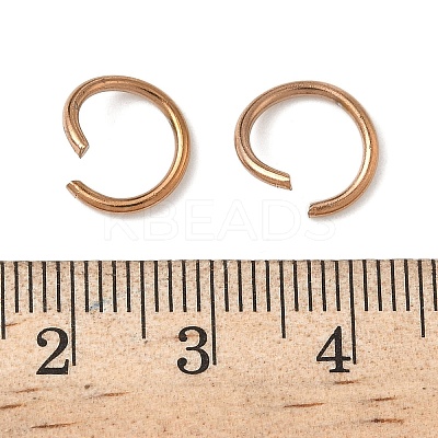 304 Stainless Steel Open Jump Rings STAS-Z150-01E-RG-1