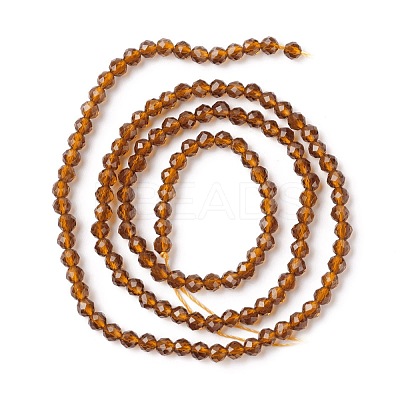 Transparent Glass Beads Strands GLAA-C019-01A-21-1