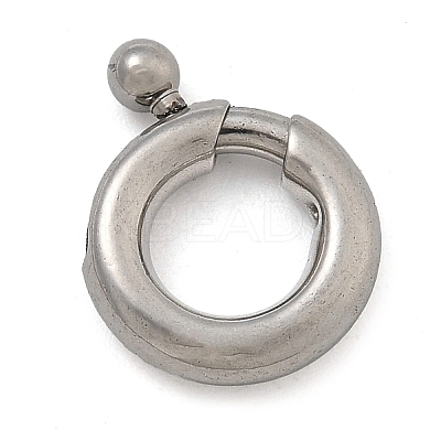 304 Stainless Steel Spring Gate Rings LS-STAS-M084-11C-1