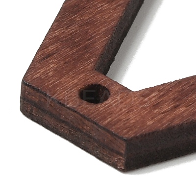 Spray Painted Wood Big Pendants WOOD-H101-03-1