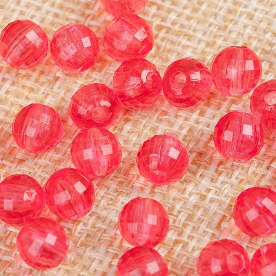 Transparent Acrylic Beads TACR-NH0001-D-18-1