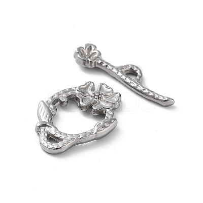 Non-Tarnish 304 Stainless Steel Toggle Clasps LS-STAS-A092-02P-1