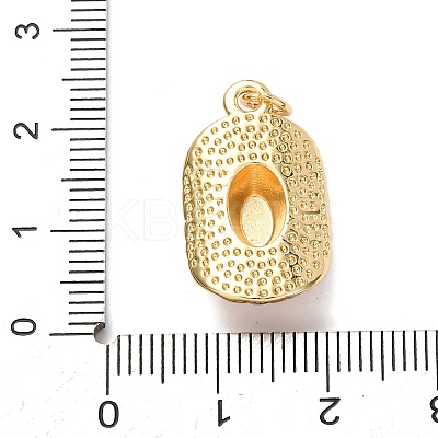 Brass Enamel Pendants KK-K408-66G-1