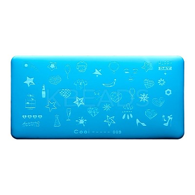 Stainless Steel Nail Art Stamping Plates MRMJ-Q068-009-1