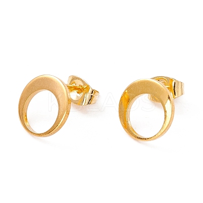 201 Stainless Steel Stud Earring Findings STAS-G266-01G-1