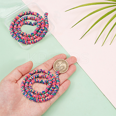 1 Strand Handmade Polymer Clay Beads Strand CLAY-PH0001-98-1