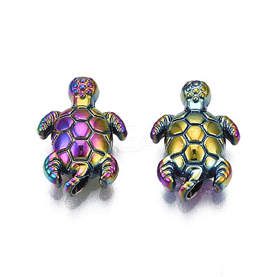 Rack Plating Rainbow Color Alloy Beads LS-X-PALLOY-S180-333-1