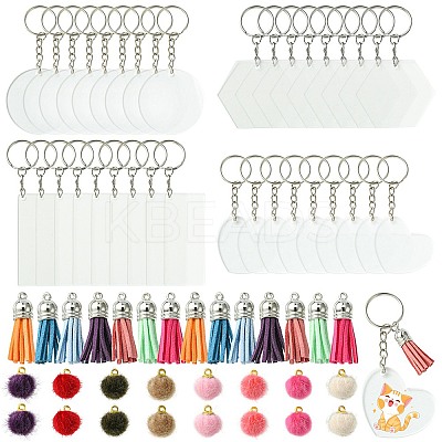 DIY Blank Keychain Making Kit DIY-FS0005-25-1