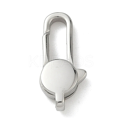 304 Stainless Steel Lobster Claw Clasps STAS-P423-04P-1