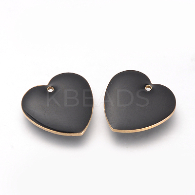 Brass Enamel Pendants LS-KK-Q679-02G-1