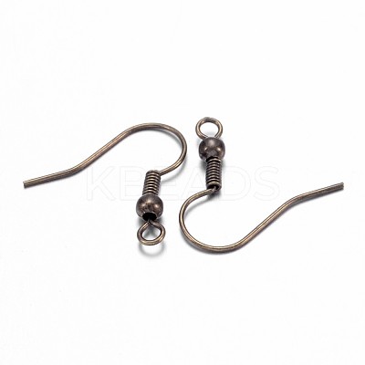 Brass Earring Hooks KK-Q362-AB-NF-1