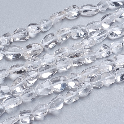 Natural Quartz Crystal Beads Strands G-G841-A12-1