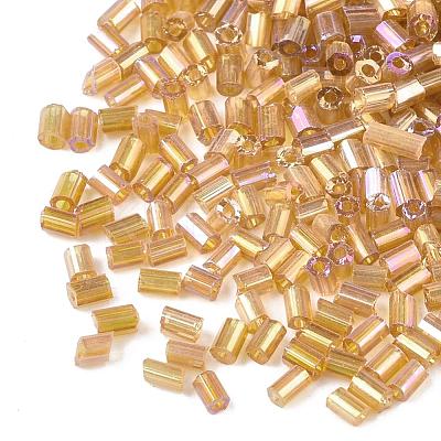 Two Cut Glass Seed Beads CSDB162B-1