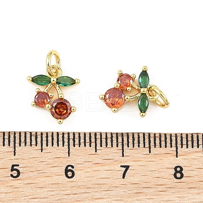 SHEGRACE Brass & Cubic Zirconia Charms XGRQ1R992-360G-1