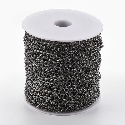 Brass Twisted Chains CHC-Q001-5x4mm-B-1