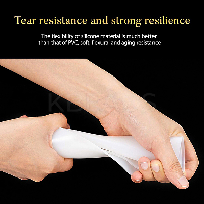 High Temperature Resistance Food Grade Silicone Sheet AJEW-WH0104-98A-1