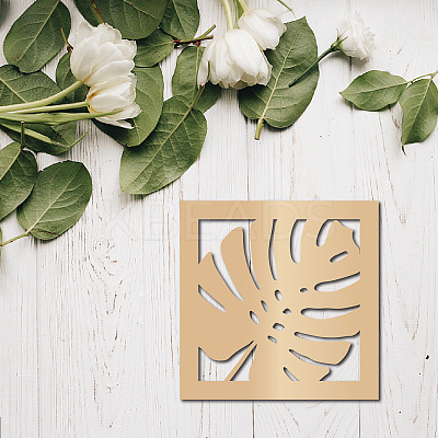 Laser Cut Unfinished Basswood Wall Decoration WOOD-WH0113-140-1