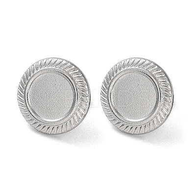 Non-Tarnish 304 Stainless Steel Stud Earrings Findings LS-STAS-M323-07P-1