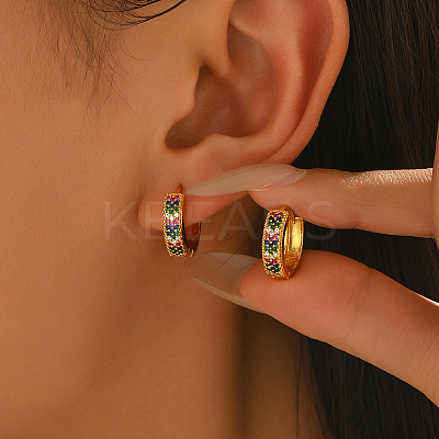 Ring Brass Hoop Earrings OA5119-1