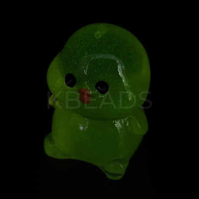 Chick Luminous Resin Display Decorations DJEW-F023-C04-1