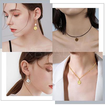 84 Pieces Zodiac Sign Charm Pendants 12 Constellation Charm Pendant Alloy Charm for Jewelry Necklace Earring Making Crafts JX557C-1