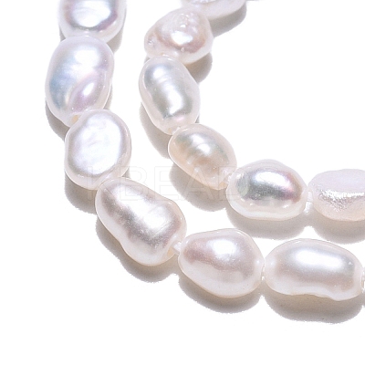Natural Cultured Freshwater Pearl Beads Strands PEAR-N014-03F-1