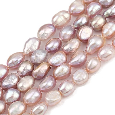 Natural Cultured Freshwater Pearl Beads Strands PEAR-P064-20J-05D-1