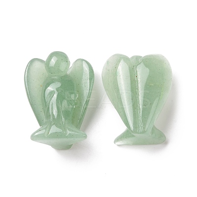 Natural Green Aventurine Angel Decor Healing Stones G-G864-01A-01-1