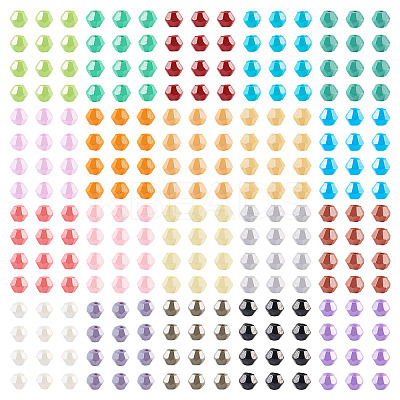 2780Pcs 20 Colors Baking Paint Glass Seed Beads SEED-TA0001-49-1