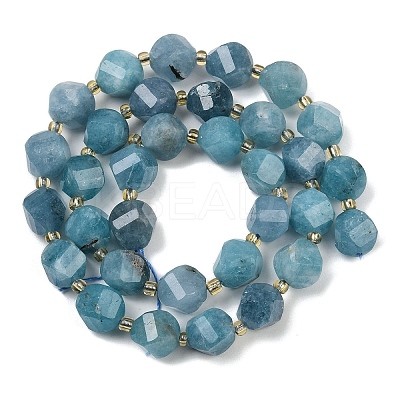Dyed Natural Jade Beads Strands G-U023-A20-01F-1