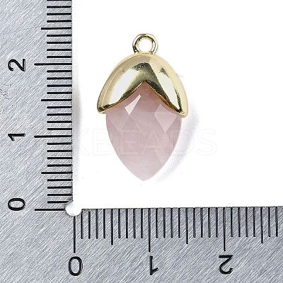 Natural Rose Quartz Pendants G-U019-03A-06-1