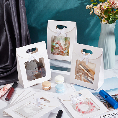 Rectangle Paper Gift Bags LS-ABAG-WH0044-39B-1